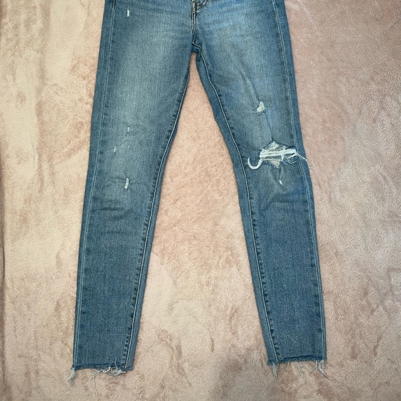 Levi’s Wedgie Skinny Jeans light distress W24 - Picture 3 of 5
